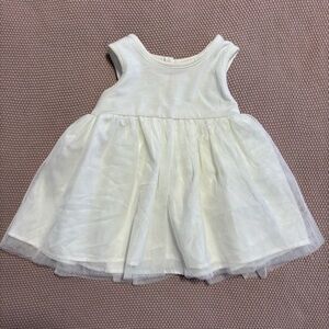 Skatie White Scoop Neck Sleeveless Sundress